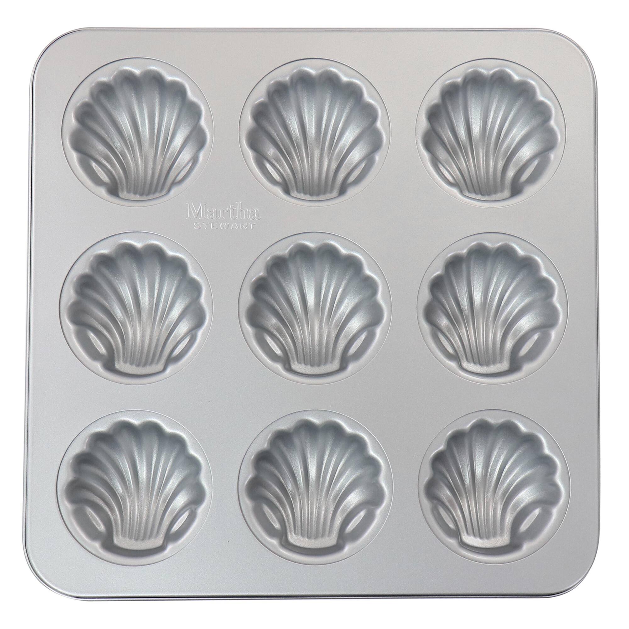 Martha Stewart 11" 9-Cup Carbon Steel Madeline Pan